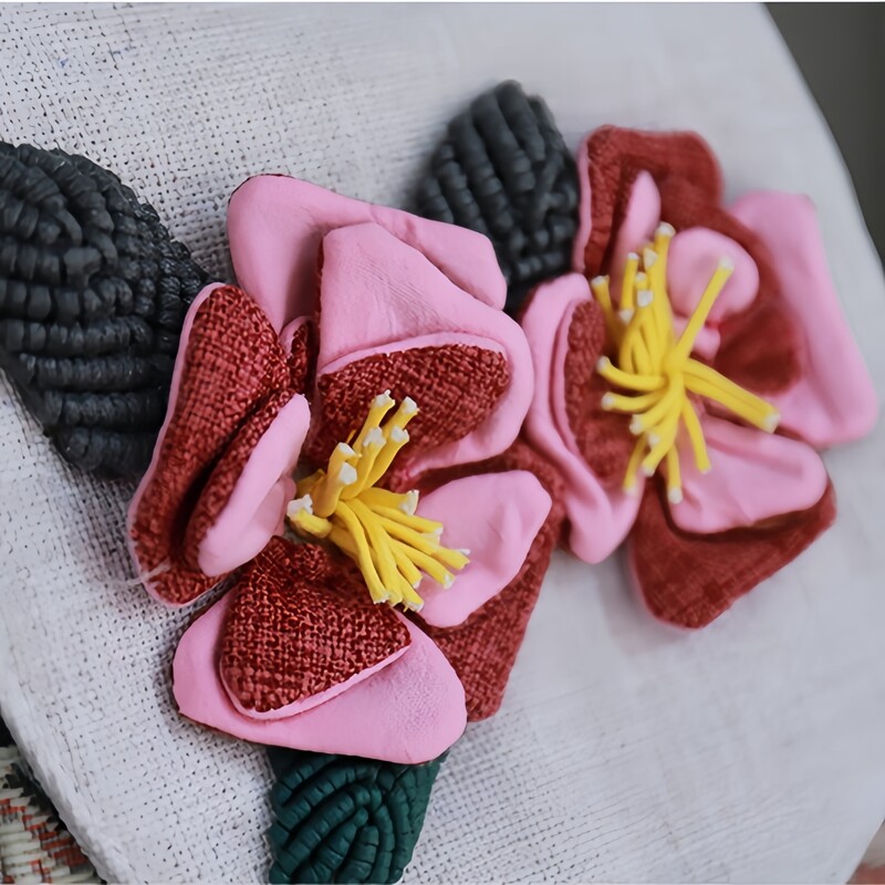 Rucsac din pânză multistrat cu flori țesute manual, cadou de ziua de naștere pentru iubita