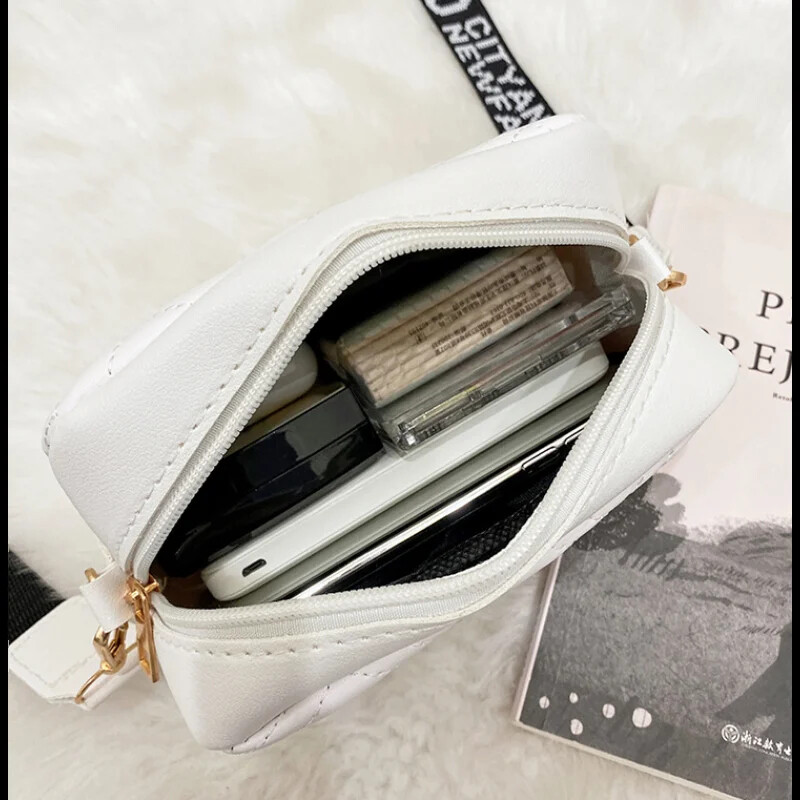 Jaunums Fashion Sieviešu maza Crossbody soma PU ādas kurjera soma ar rāvējslēdzēju Rokassomu Maks Vasaras ceļojumu soma sievietēm