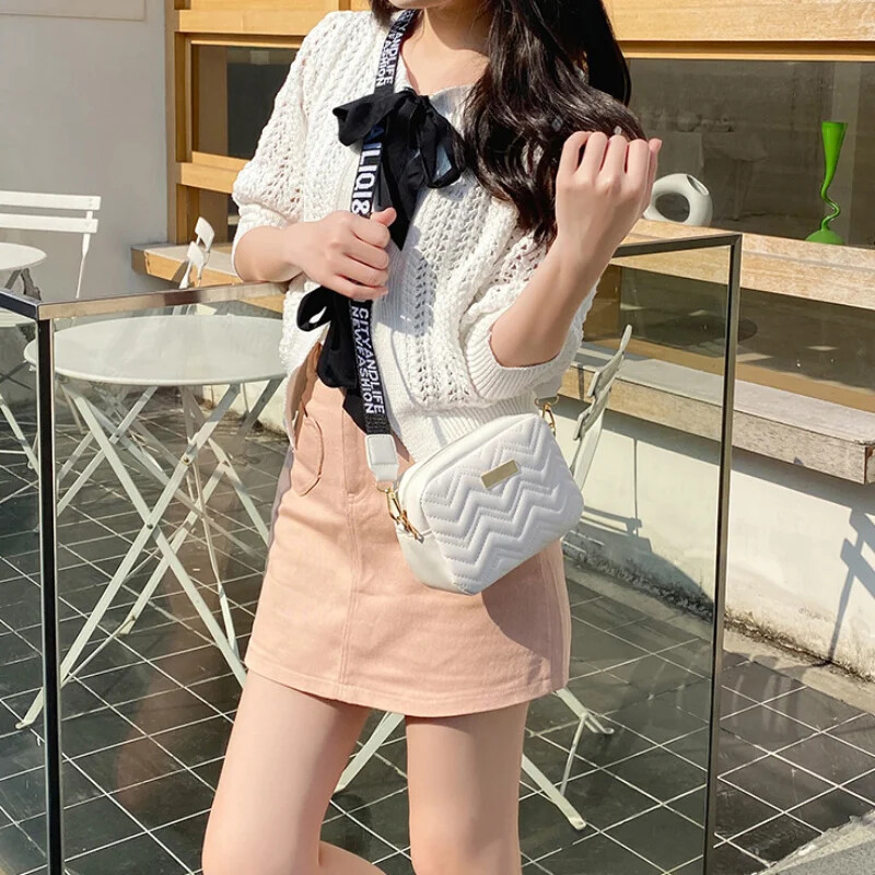 Jaunums Fashion Sieviešu maza Crossbody soma PU ādas kurjera soma ar rāvējslēdzēju Rokassomu Maks Vasaras ceļojumu soma sievietēm