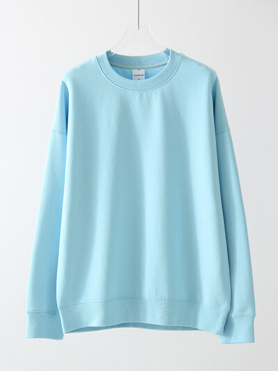 Hanorac pentru femei de primăvară Pulover roșu supradimensionat Topuri largi din bumbac Pulovere casual maro cu decolteu O pentru femei Hanorace supradimensionate