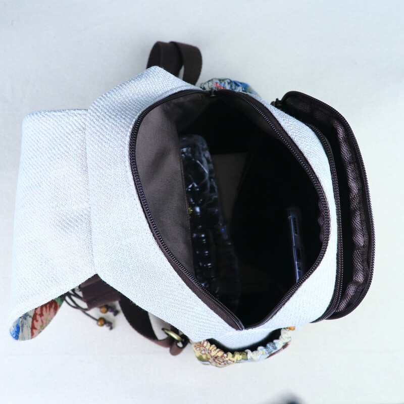 Rucsac camisole vintage șic, rucsac la modă pentru femei, potrivit pentru călătorii în aer liber, drumeții și utilizare zilnică, durabil,