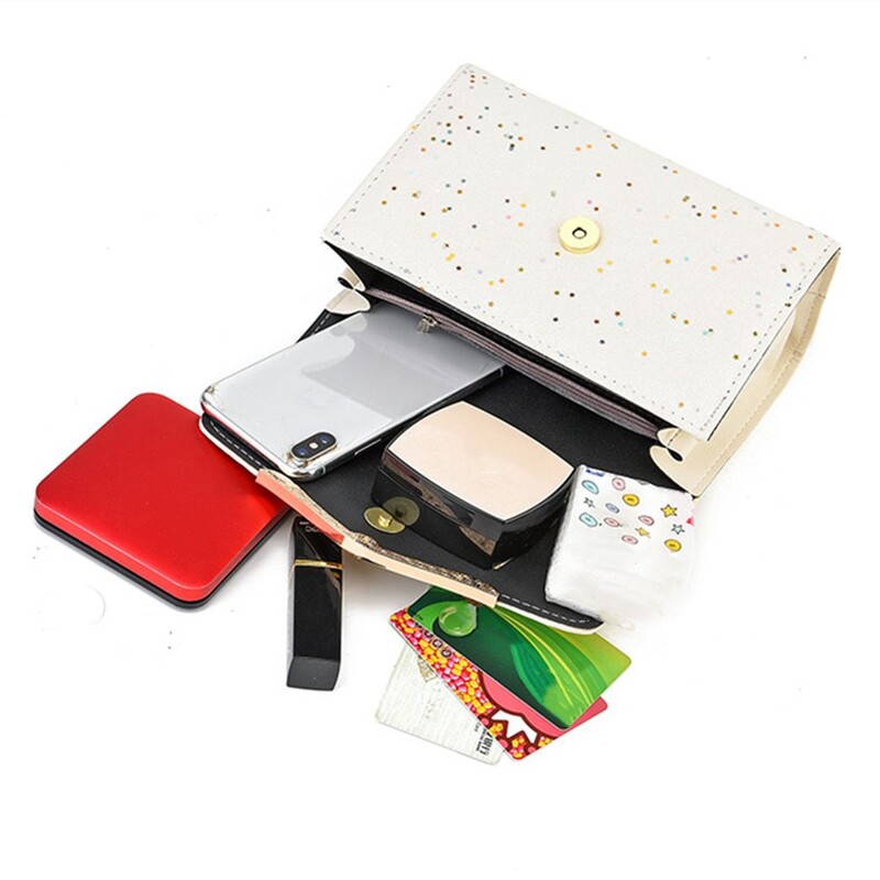 La modă la modă pentru damă, geantă mică pătrată, geantă de umăr pentru fete.