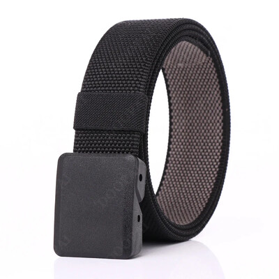 Curele din nailon pentru bărbați, pânză, țesătură ocazională, curea tactică, cataramă automată, ușoară, confortabilă, nemetalică, centură militară din nailon