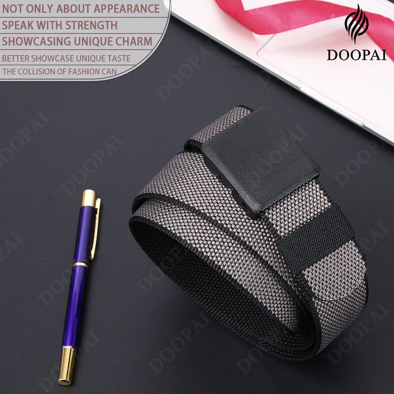 Curele din nailon pentru bărbați, pânză, țesătură ocazională, curea tactică, cataramă automată, ușoară, confortabilă, nemetalică, centură militară din nailon