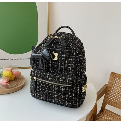 Rucsac francez de culoare solidă, rezistent la murdărie, geantă durabilă de școală de mare capacitate