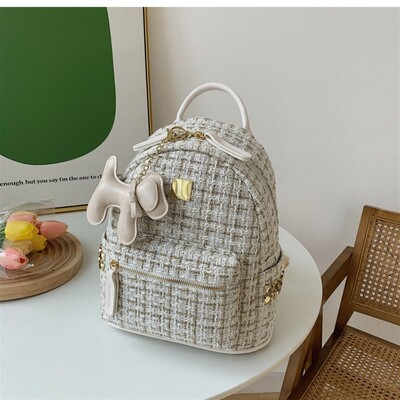 Rucsac francez de culoare solidă, rezistent la murdărie, geantă durabilă de școală de mare capacitate