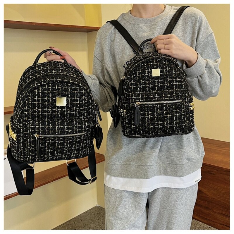 Rucsac francez de culoare solidă, rezistent la murdărie, geantă durabilă de școală de mare capacitate