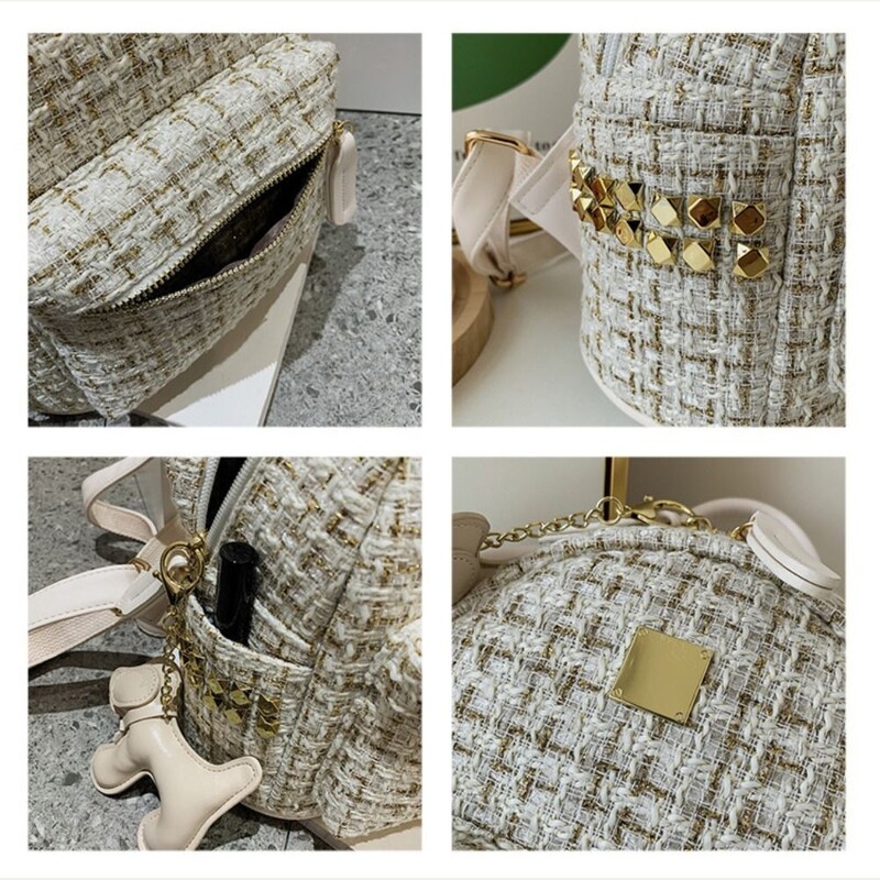 Rucsac francez de culoare solidă, rezistent la murdărie, geantă durabilă de școală de mare capacitate