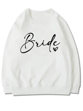 Bride & Team Bride Bridesmaid суитшърт Bridesmaid Proposal Maid of Honor Годежен пуловер Пуловер за булката Подаръци за шаферка