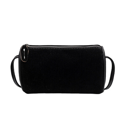 Genți de umăr Boston solide de modă, piele de căprioară artificială, simple, de înaltă calitate, compacte, versatile, genți crossbody pentru femei 2024, ocazional, la reducere