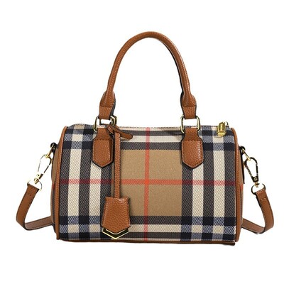 Nova vrhunska bostonska modna ručna kockasta torba preko ramena za jedno rame iz 2025. svestrani jastuk velikog kapaciteta izuzetan