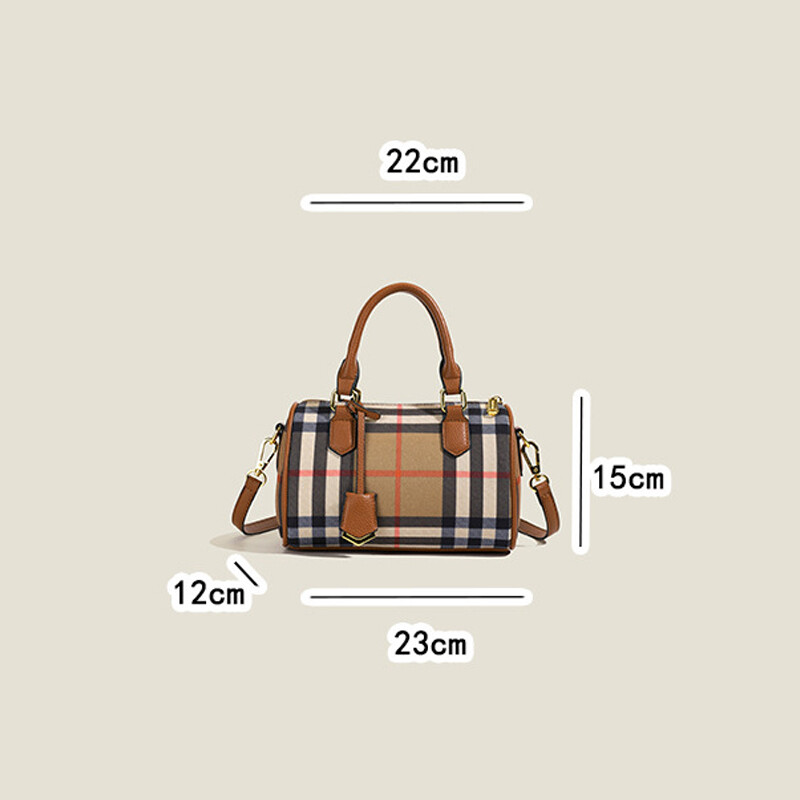 Nova vrhunska bostonska modna ručna kockasta torba preko ramena za jedno rame iz 2025. svestrani jastuk velikog kapaciteta izuzetan