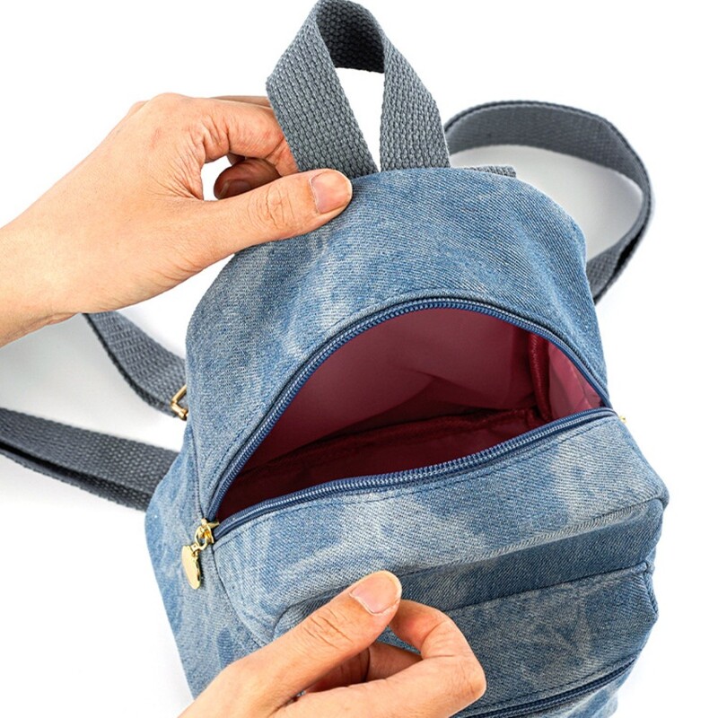 Modni traper ruksaci za žene Najnoviji trend Studentska školska torba Mali mini ruksak Mochilas Para Mujer Bolsa Feminina