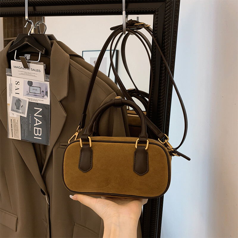 Geantă de umăr mică pentru cumpărături, de modă, de capacitate mare, pentru doamnă, din piele de căprioară, pernă, genți de mână, cu imprimeu leopard, geantă de tote Boston