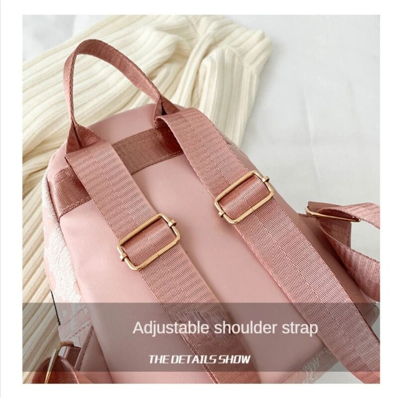 PU ādas plecu mini maza mugursoma daudzfunkcionāla sieviešu tālruņa soma ar ziedu apdruku sieviešu skolas mugursoma sievietēm