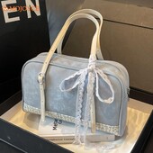 Genți de modă pentru femei 2024 Trend Boston geantă de umăr geantă americană de înaltă calitate, geantă de mână pentru doamne, geantă pentru axilă de mare capacitate.