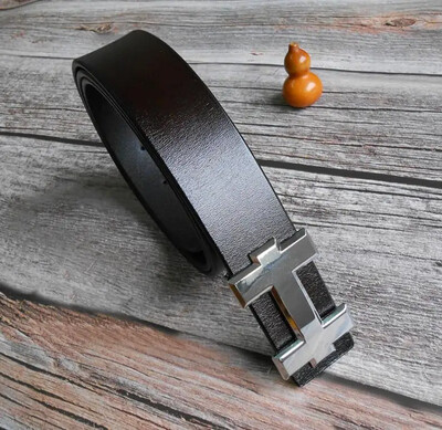 Curea pentru femei și bărbați din piele de vacă, de designer, din piele naturală, cu cataramă de lux, blugi, brâu de talie de bună calitate H