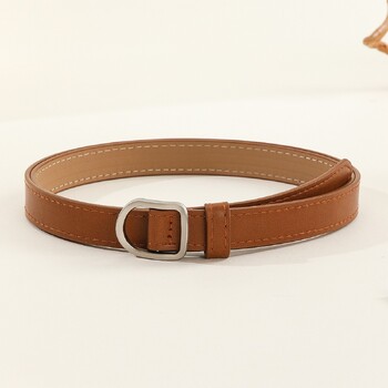 Lazy Belt Casual Απλή διάτρητη γυναικεία ζώνη σε συνδυασμό με τζιν Ανδρική ζώνη Pu δερμάτινη ζώνη