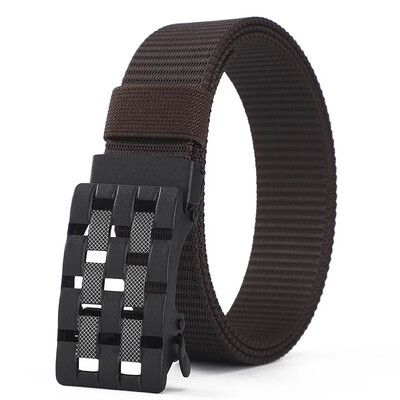 2025. Novi muški visokokvalitetni prozračni najlonski ležerni remen s automatskom kopčom za lov na otvorenom, višenamjenski taktički platneni remen