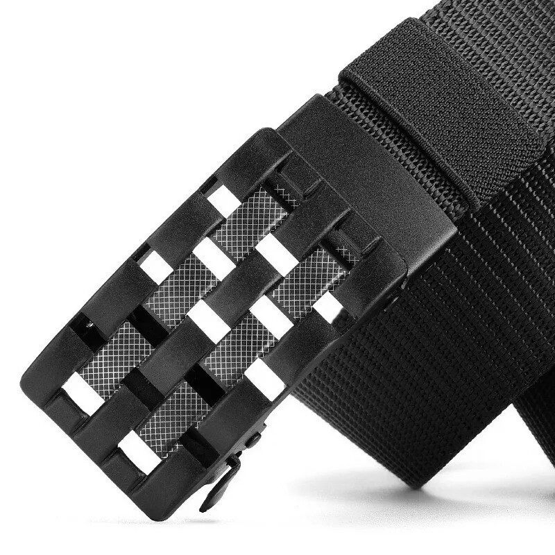 2025. Novi muški visokokvalitetni prozračni najlonski ležerni remen s automatskom kopčom za lov na otvorenom, višenamjenski taktički platneni remen