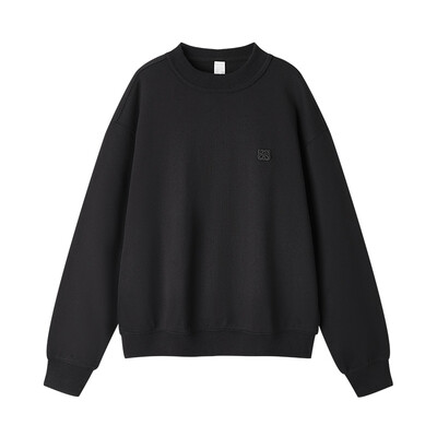 Semir Hoodie Sieviešu Vienkāršs, vienkāršs, brīvs izšūts 2025. gada jauns pavasara sieviešu apģērbs ar nolaižamiem pleciem