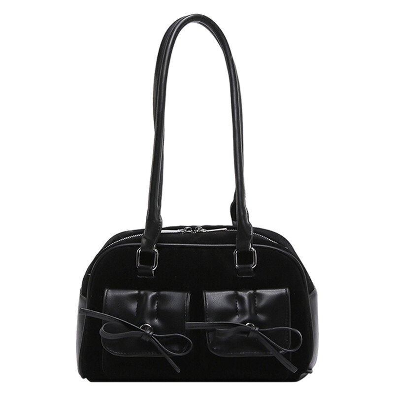 Mākslīgās zamšādas PU ādas plecu soma Mode Jauka bantīte padušu soma Sieviešu soma soma Sievietēm Darbs Iepirkšanās Ceļojumi