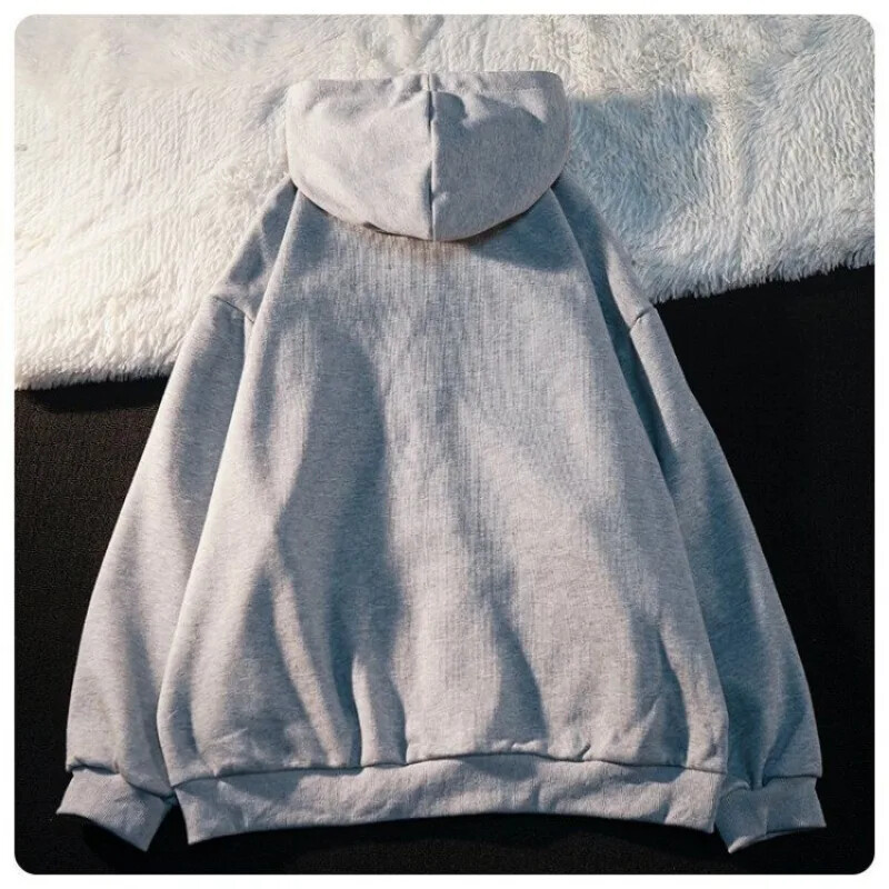 American Street BF Wind Butterfly Pulover cu glugă Y2k Hanocă cu fermoar Moda Retro Gros Tide Brand Cardigan largi Cuplu Mantoane Top