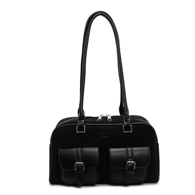 Geantă de umăr vintage pentru femei, din piele PU, geantă de tote ocazională, geantă de mână cu mai multe buzunare, geantă de mână pentru subrat, geantă de lucru pentru călătorie pentru femei