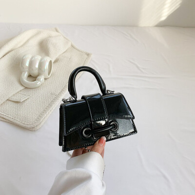 Genți de mână vintage, argintiu, chic, de tip crossbody, genți de umăr mici, de designer de lux