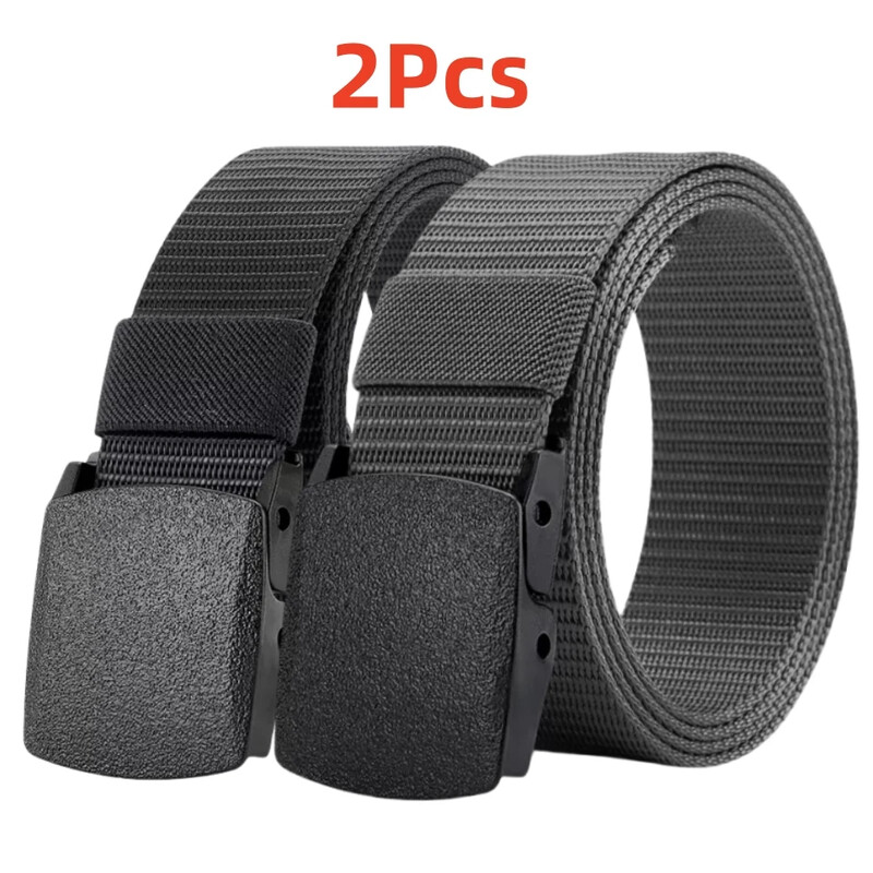 2 db automata csatos nylon öv kültéri vadászat többfunkciós taktikai vászon öv kiváló minőségű férfi öv