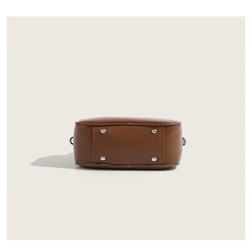 Noua geantă Boston de modă, de culoare solidă, versatilă, geantă de umăr simplă, geantă încrucișată oblică, de mare capacitate