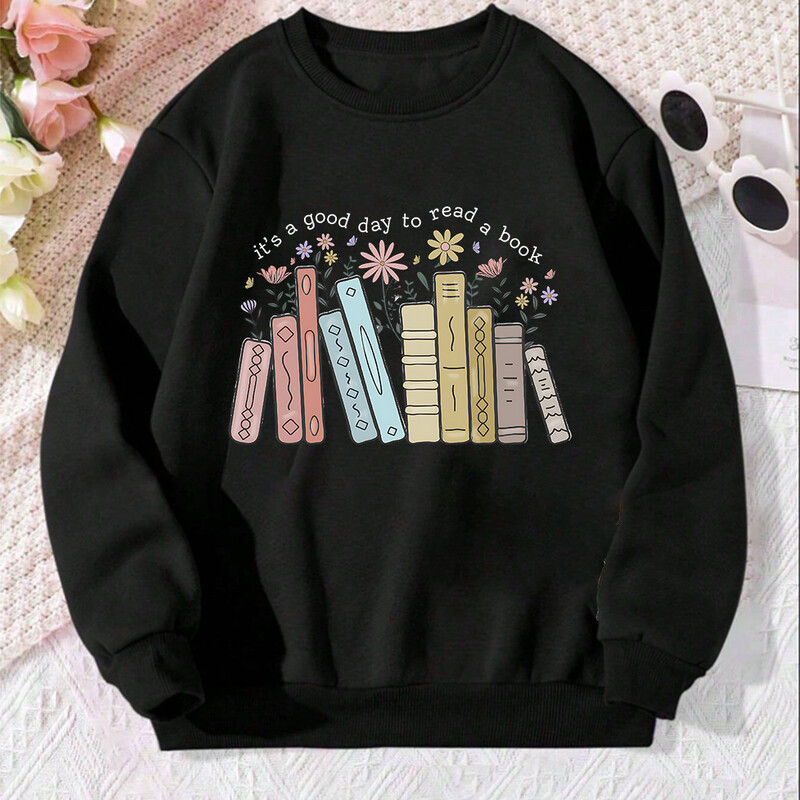 Dobar je dan za čitanje knjige Trenerka Majice knjižničara Pulover za ljubitelje knjiga Retro učiteljske majice Pokloni za povratak u školu