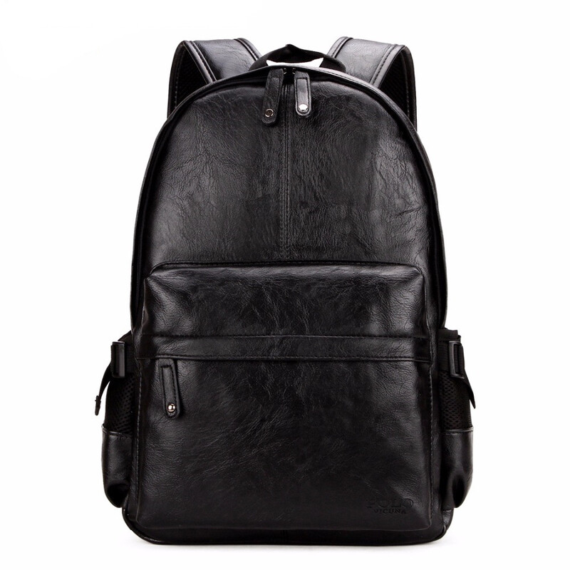 Geantă de rucsac de școală din piele stil Preppy de marcă celebră pentru colegiu, design simplu, bărbați, rucsacuri de zi, mochila masculină