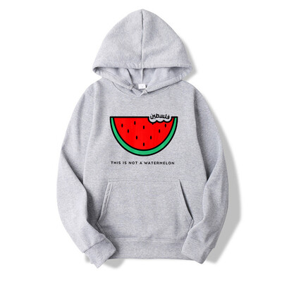 This Is Not A Watermelon Hanorace pentru femei Funny Watermelon Hanorac cu mânecă lungă Hanorace cu grafic pentru drepturile omului Pulovere Streetwear Top