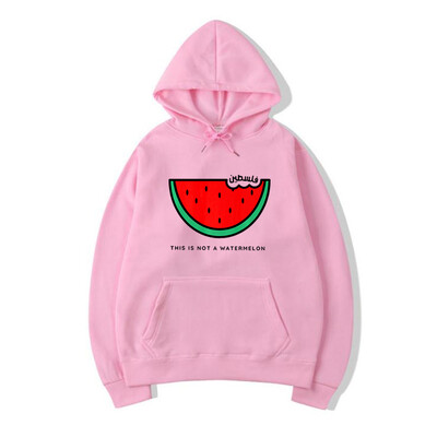 This Is Not A Watermelon Hanorace pentru femei Funny Watermelon Hanorac cu mânecă lungă Hanorace cu grafic pentru drepturile omului Pulovere Streetwear Top