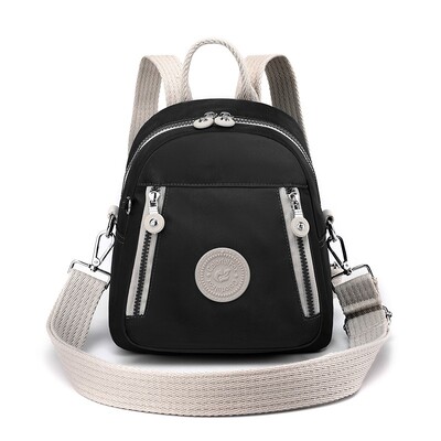 Rucsacuri din nailon impermeabile pentru femei Genți de școală cu umăr solid pentru adolescentă Rucsac de călătorie Sac Tendance Daypack