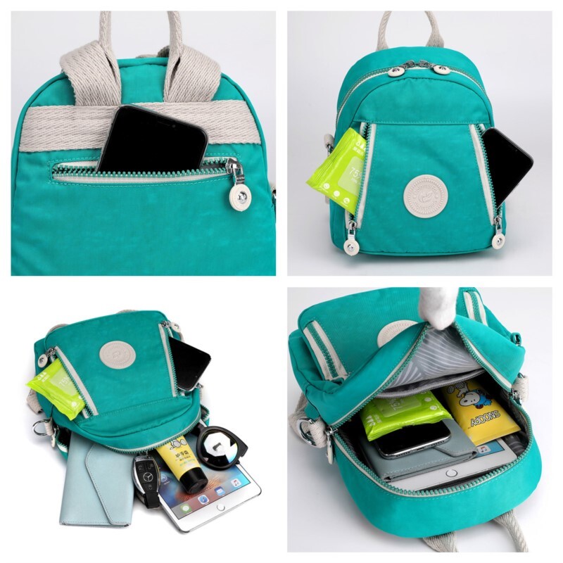 Ženske vodootporne najlonske naprtnjače Pune školske torbe na rame za tinejdžerice Putna naprtnjača Sac Tendance Daypack