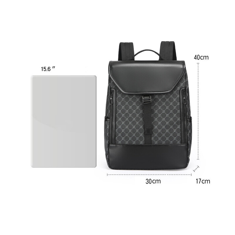 Luksusa vīriešu mugursoma Modes savārstījums kvalitātes portfelis mugursoma PU ādas klēpjdatoru mugursomas vīriešiem Pilsētas ceļojumu soma