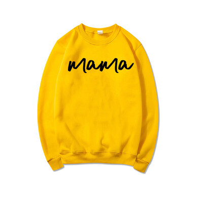 Mama Crewneck Hanorac Mama Pulover Pregnancy Reveal Top Insarcinata Anunta Hanorac Cadou pentru mama Femei Pulovere Pulovere
