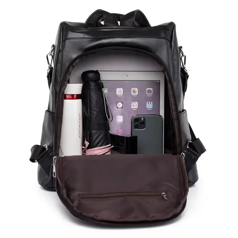 Rucsacuri antifurt pentru femei Rucsacuri din piele de înaltă calitate, genți de umăr vintage pentru femei, mochile de călătorie pentru femei, genți de școală pentru fete