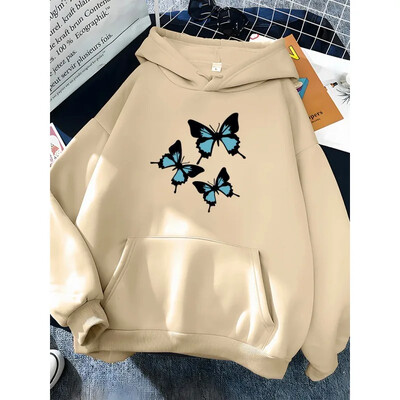 Model fluture zburător Tineret și la modă Îmbinat cu îmbrăcăminte sport pentru femei în stil stradal Hanorac casual