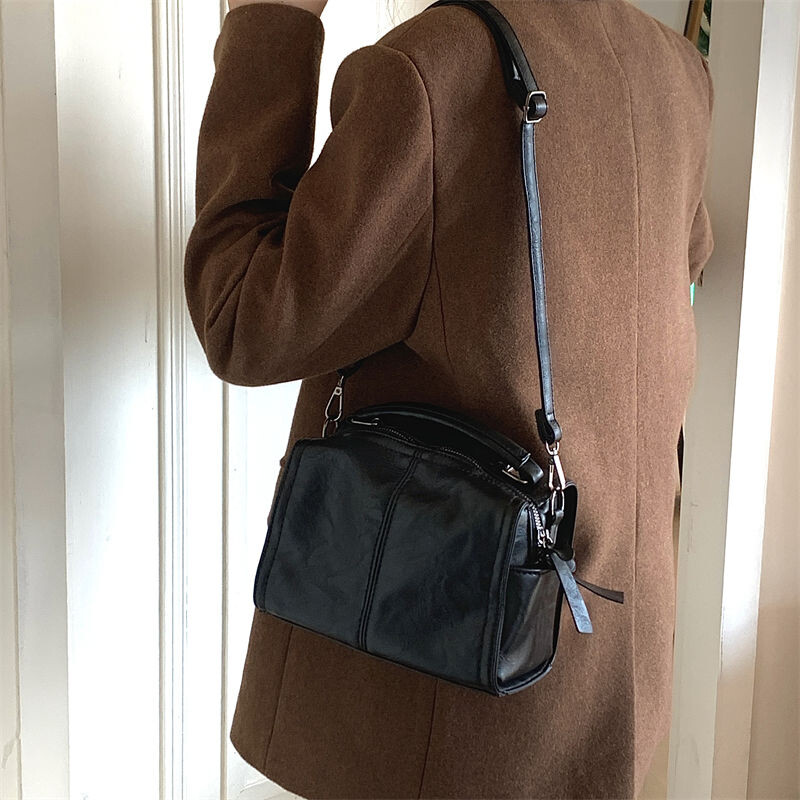 Miyagawa korejiešu daudzpusīgā Bostonas kausa soma sievietēm 2023. gada jaunajai modei un faktūrai, daudzpusīga rokas soma ar šķērsām