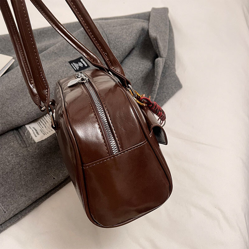 Moderno Seattle Pillow Bag Sieviešu vintage Boston Bag rokassomu plecu soma