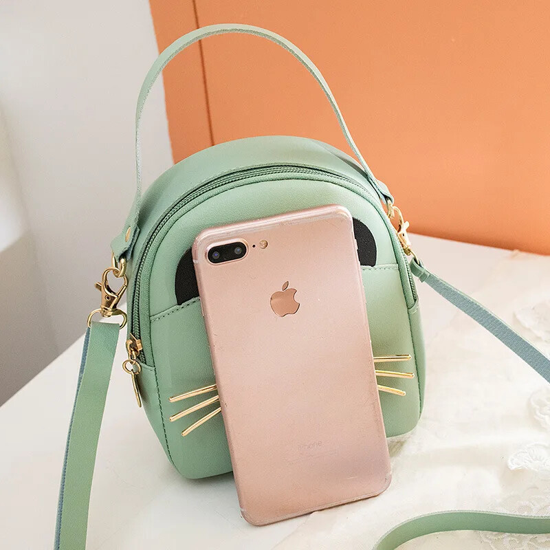 Mini rucsac pentru femei, geantă crossbody, drăguț, rucsacuri de școală pentru fete, din piele PU, pentru femei, cu carte simplă, poșetă pentru telefon, geantă de umăr