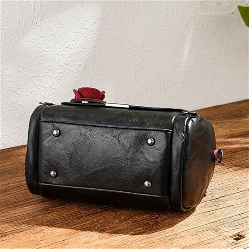 Geantă de umăr de modă pentru femei cu pandantiv de flori Poșete de damă Poșeta de petrecere Poșetă de mână Boston ocazională Genți de messenger pentru femei