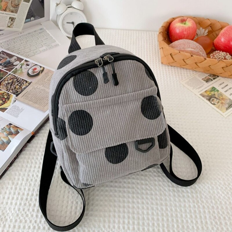 Velveta ikdienas skolas soma Mode, vienkārša mini mugursoma Radošas studentu grāmatu somas, liela ietilpība, viegla ceļojoša mugursoma