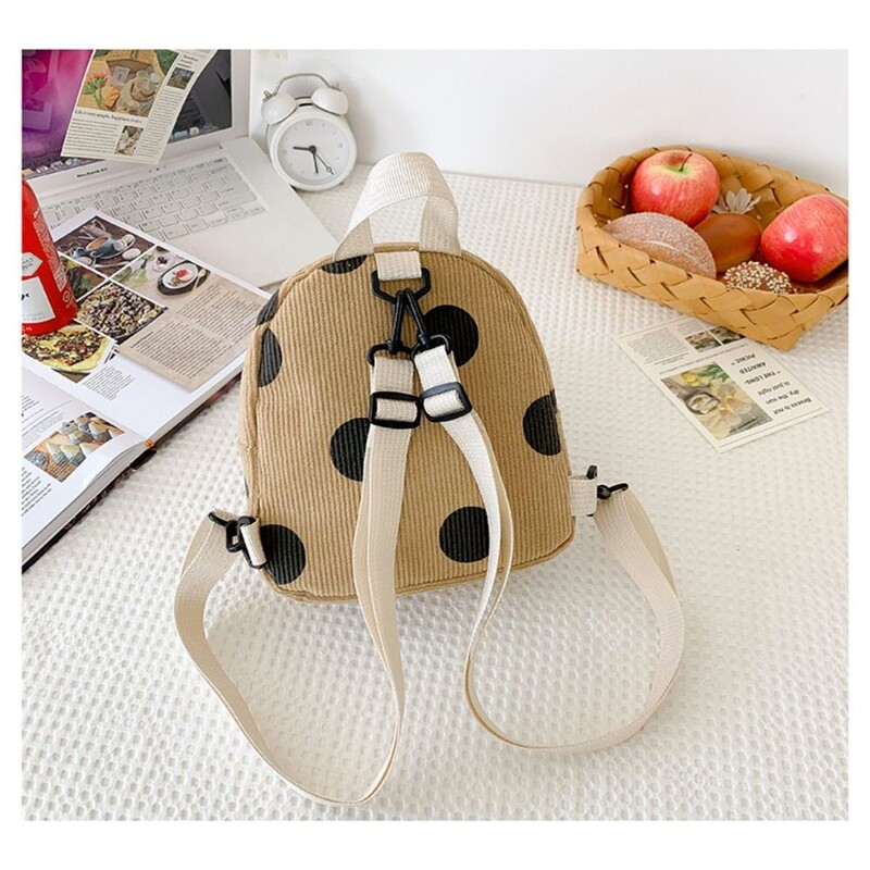 Velveta ikdienas skolas soma Mode, vienkārša mini mugursoma Radošas studentu grāmatu somas, liela ietilpība, viegla ceļojoša mugursoma