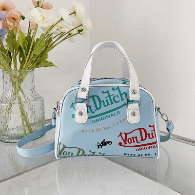 Doamnelor Cumpărături Geantă Crossbody Poșete Graffiti Geanta de mână Piele PU Scoici Geantă de umăr pentru femei