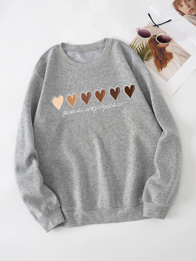 Pulover cu mânecă lungă și catifea pentru femei, căptușit termic