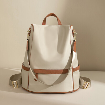 Rucsac pentru femei, cu design nou, cafea, rucsac din nailon, rezistent la apă, antifurt, rucsac de călătorie, Laides, geantă de mână pentru elevi, geantă de școală pentru computer